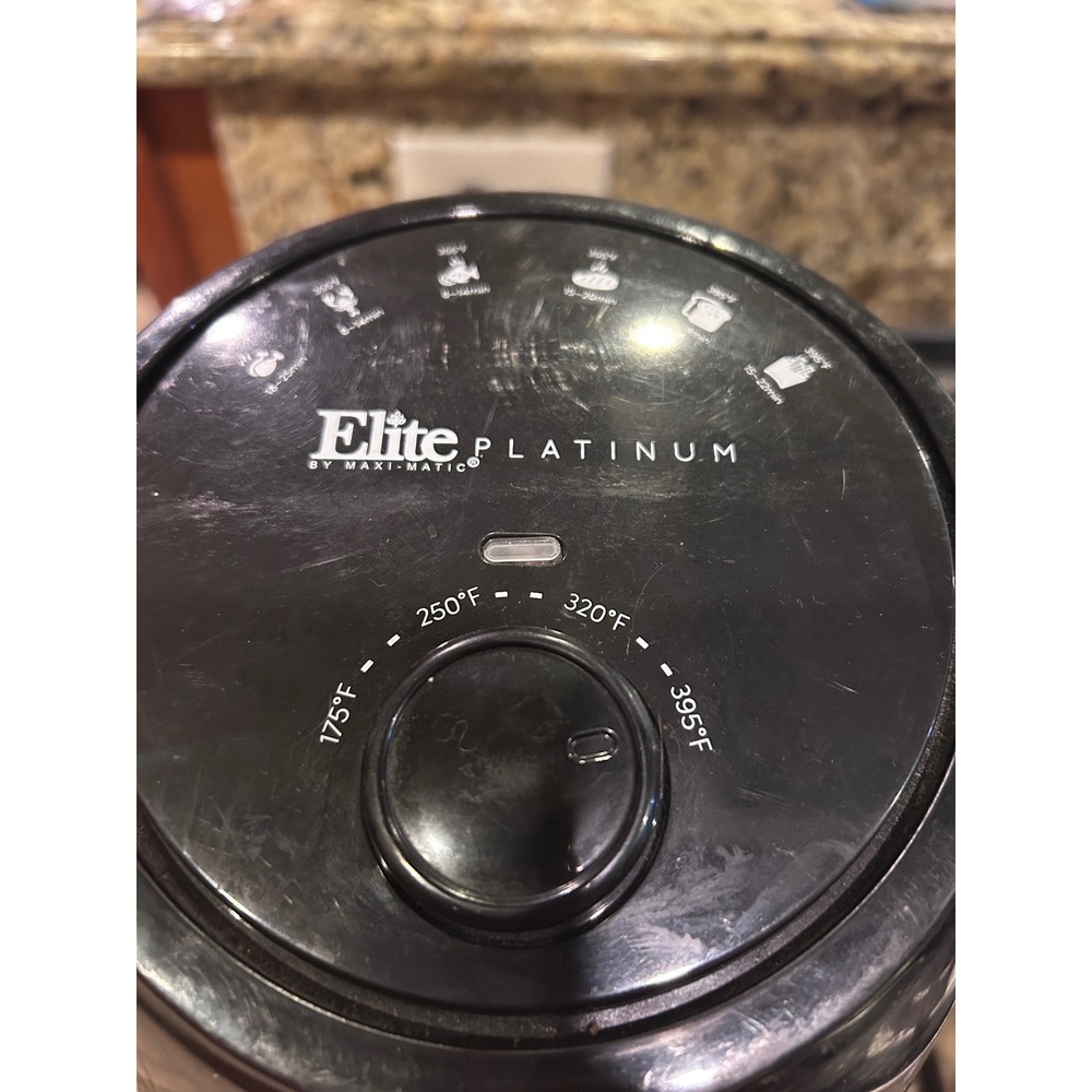 Elite Platinum Air Fryer 1700 Watts Black Countertop Appliance‎